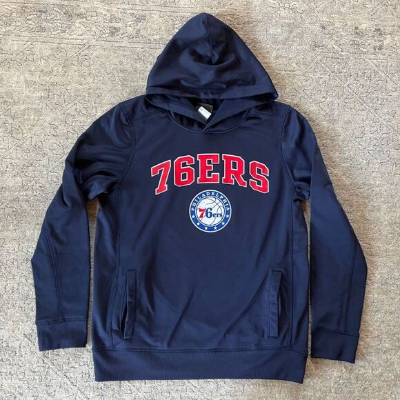 Philadelphia 76ers NBA Sixers 12-year-old Boy Sweatshirt T-Shirt 2 pcs Bundle - Picture 3 of 6